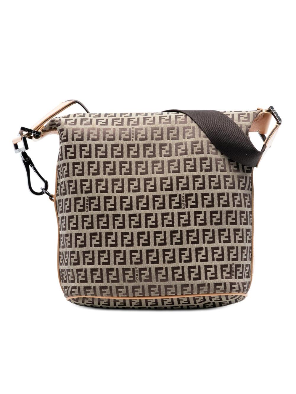 Fendi Zucchino Canvas Shoulder Bag Pre- #316646F50B